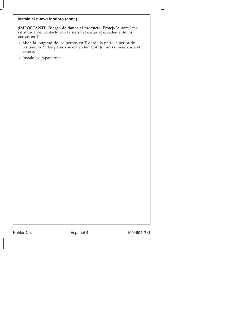 Kohler Close-Coupled Toilet K3428 User Manual | Page 17 / 20