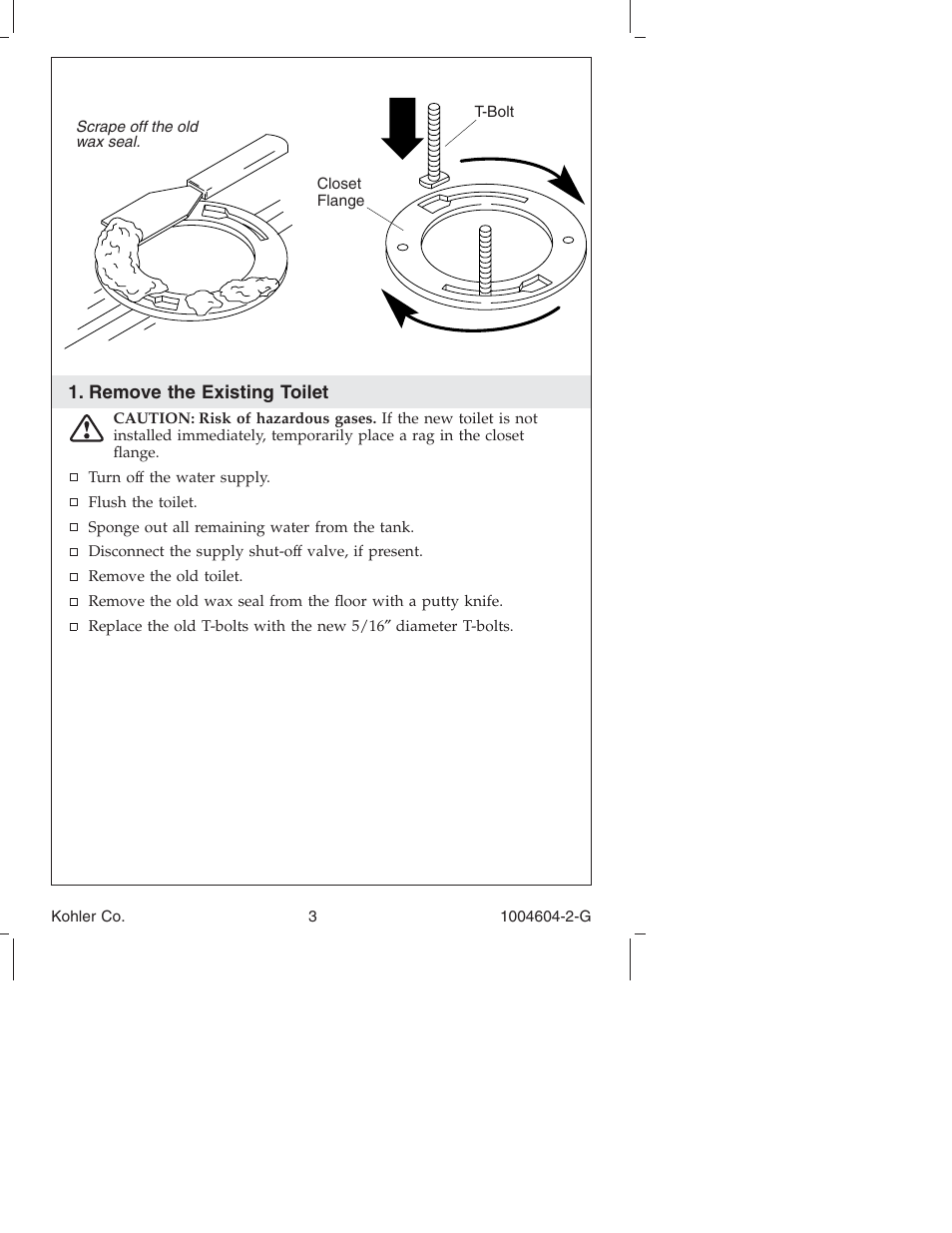 Kohler Close-Coupled Toilet K3428 User Manual | Page 3 / 20