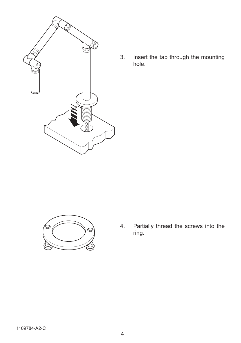 Kohler Karbon Kitchen Sink Tap K-6227A User Manual | Page 4 / 12