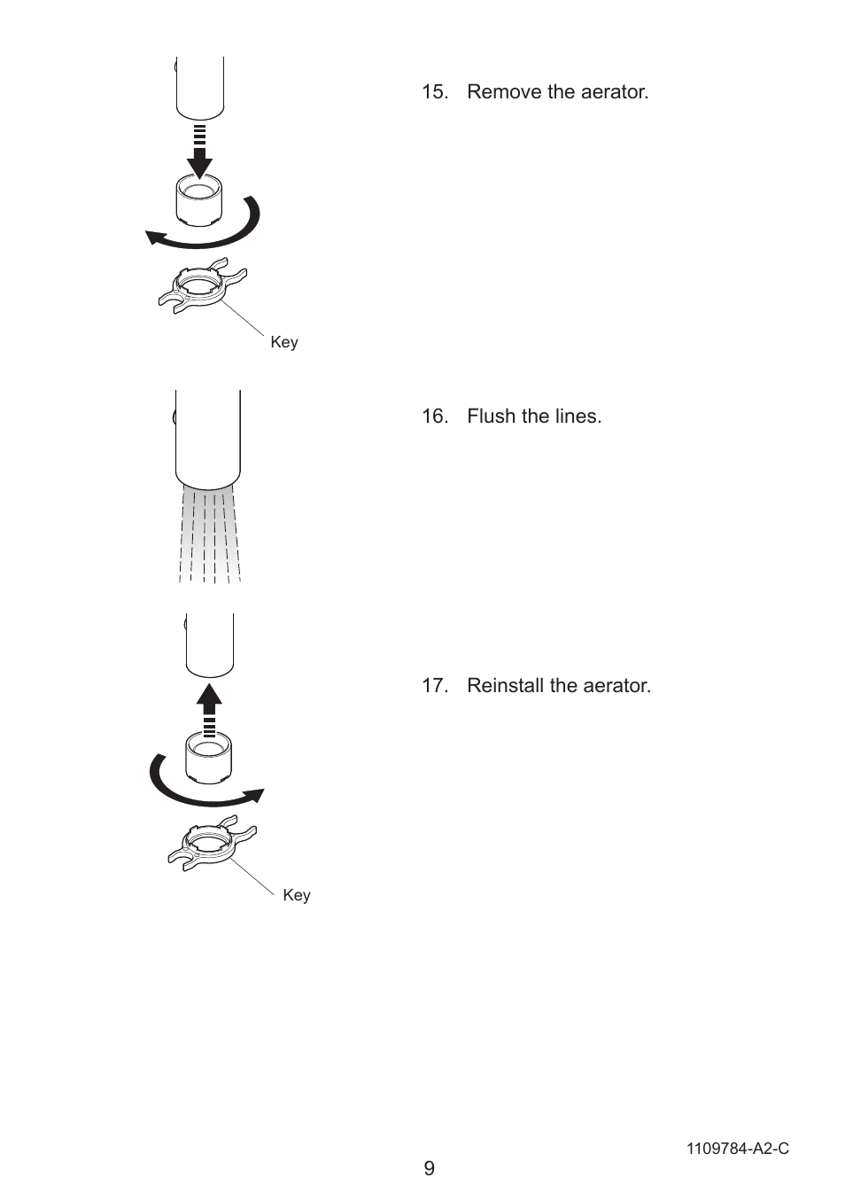 Kohler Karbon Kitchen Sink Tap K-6227A User Manual | Page 9 / 12