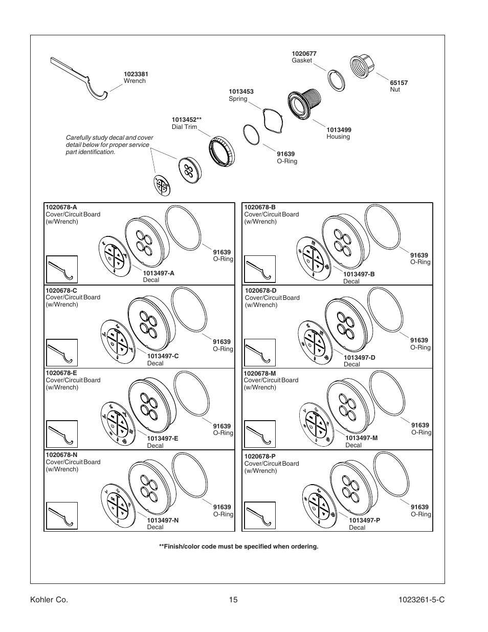 Kohler Bath Whirlpool K-1110-CT User Manual | Page 15 / 52
