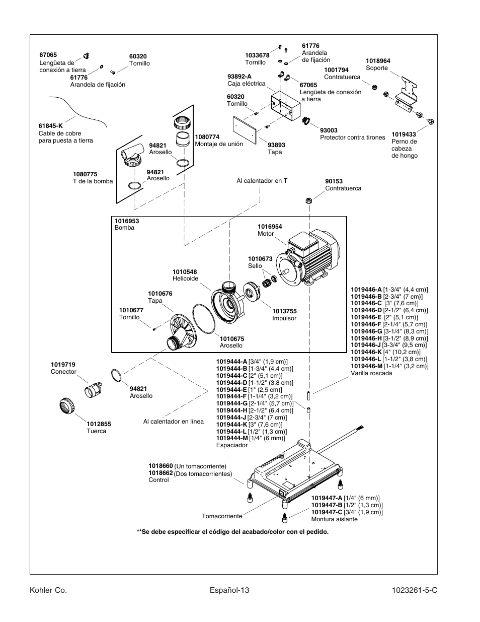 Kohler Bath Whirlpool K-1110-CT User Manual | Page 45 / 52