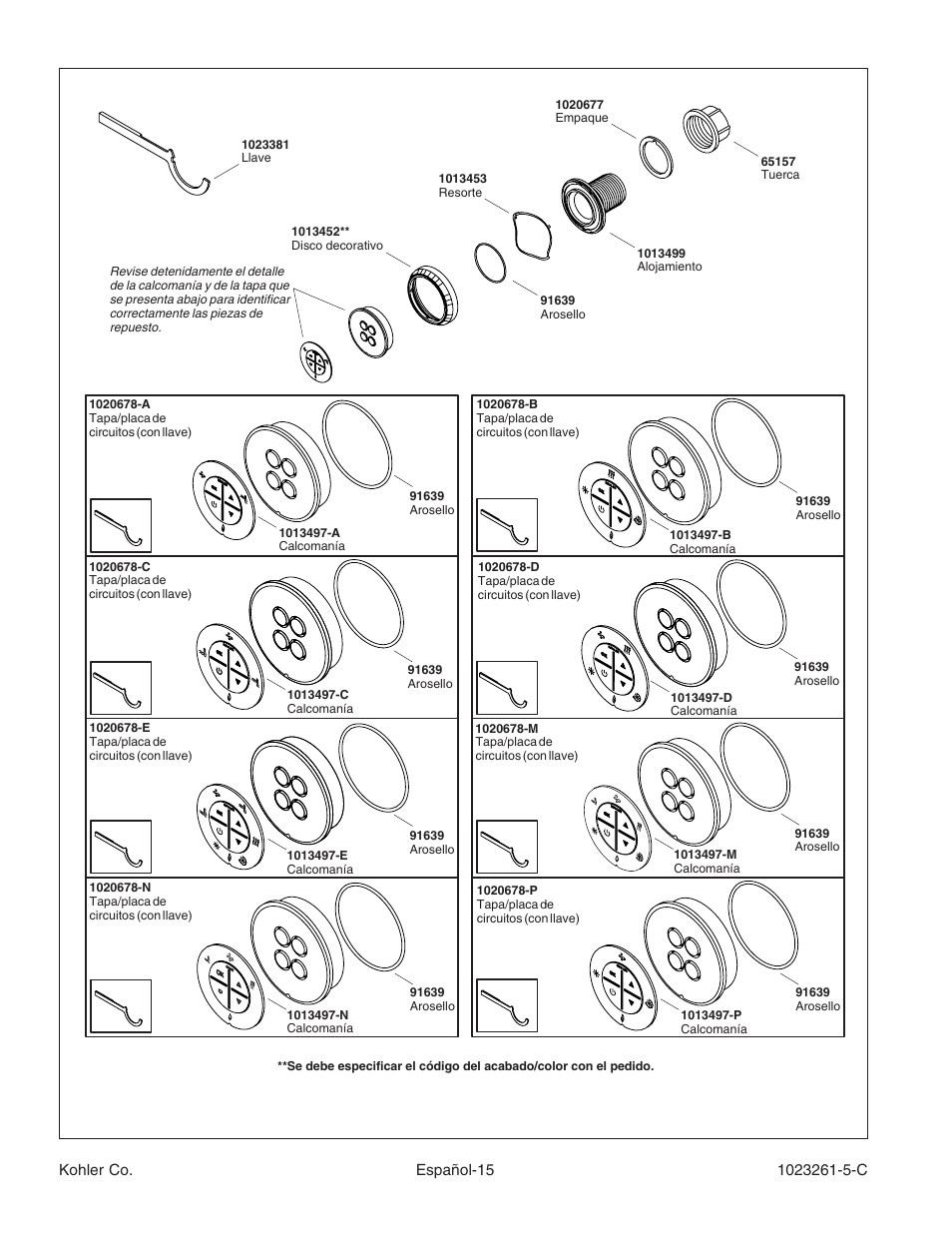 Kohler Bath Whirlpool K-1110-CT User Manual | Page 47 / 52