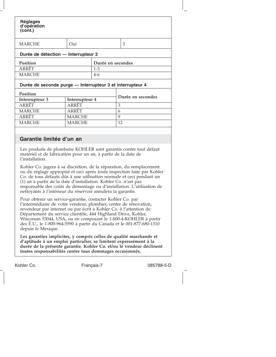 Kohler Touchless Urinal K4915 User Manual | Page 19 / 40