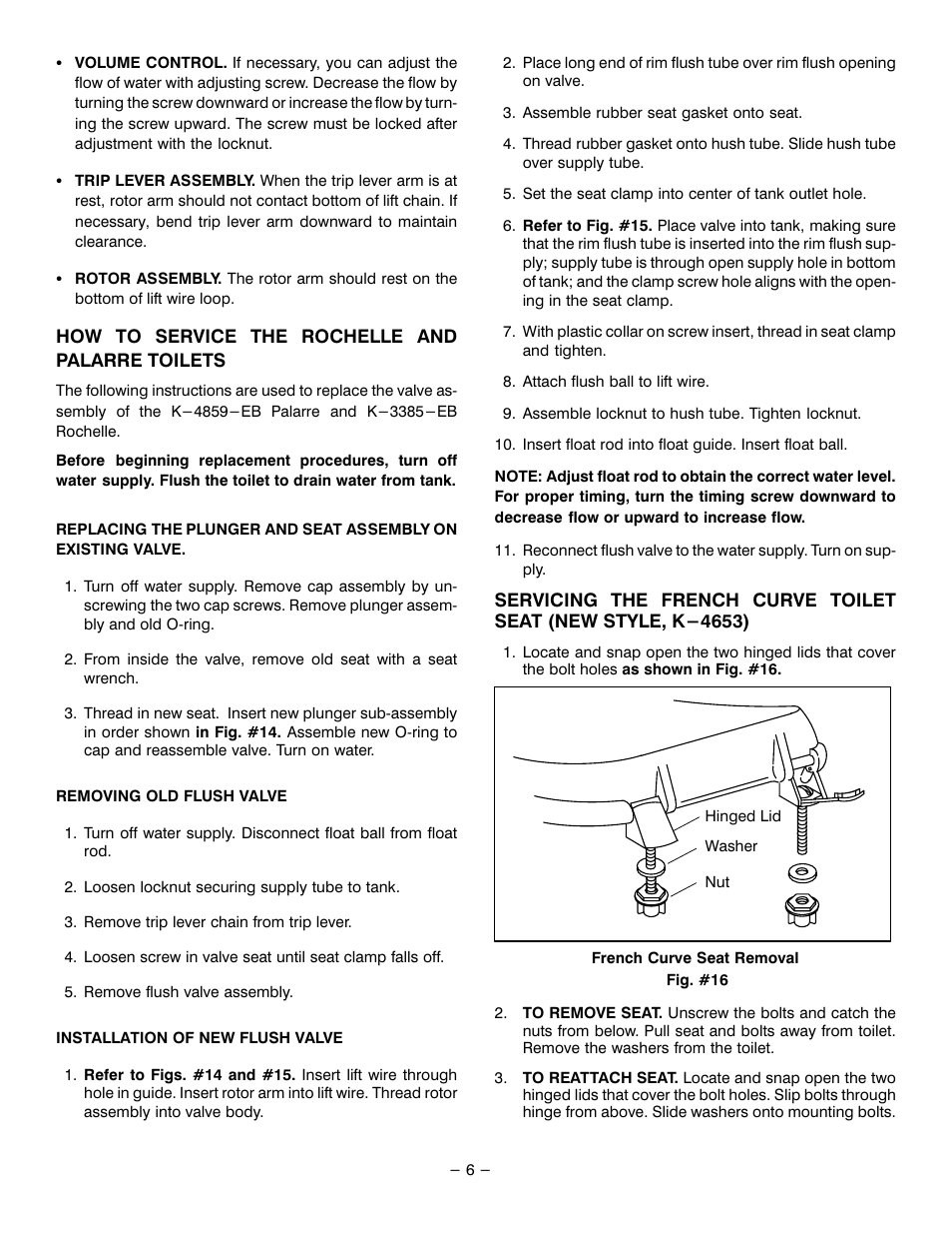 Kohler SIPHON VORTEX LOW PROFILE ONE-PIECE TOILETS K-3402-EB User Manual | Page 6 / 12