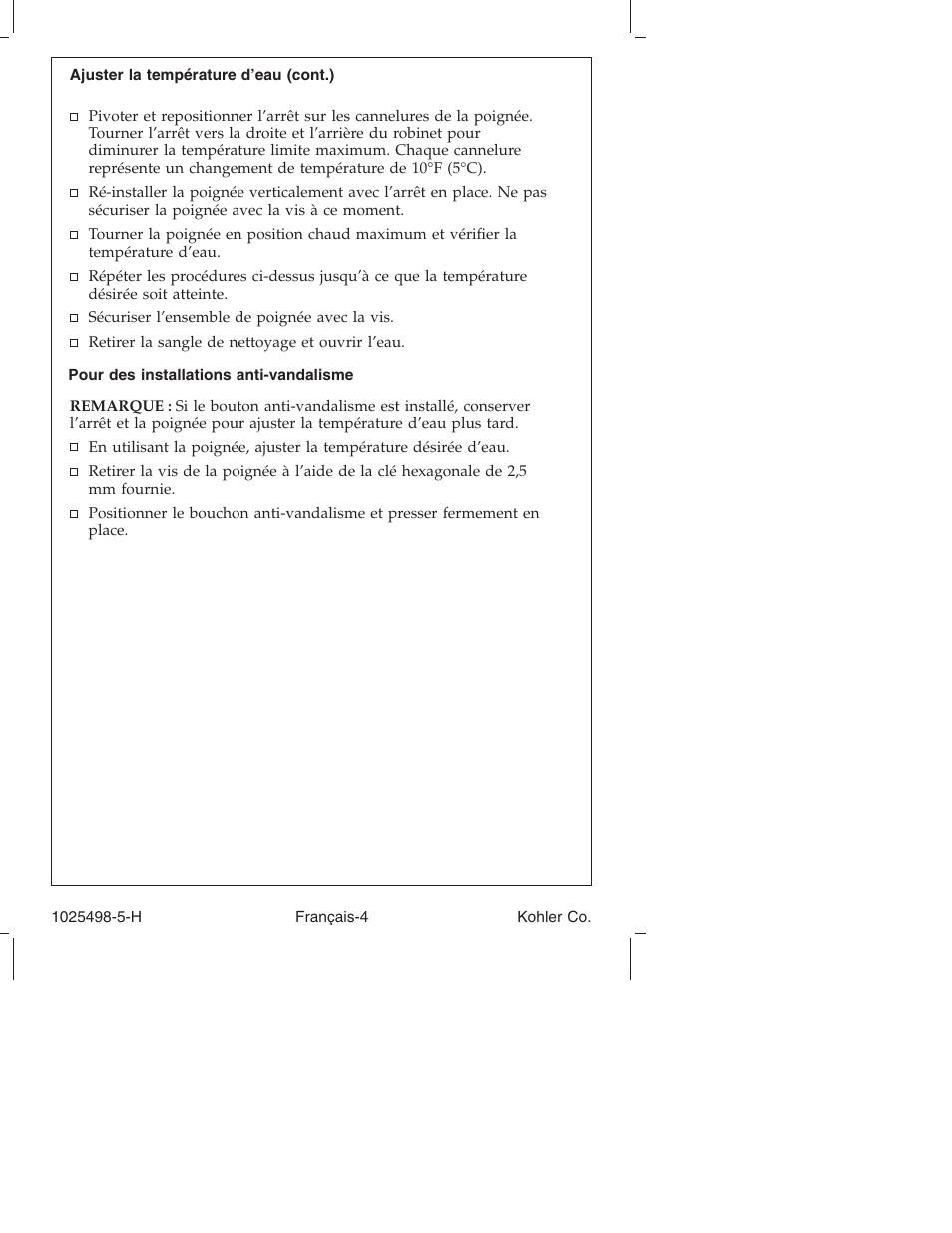 Kohler Electronic Faucet k-10950 User Manual | Page 28 / 76