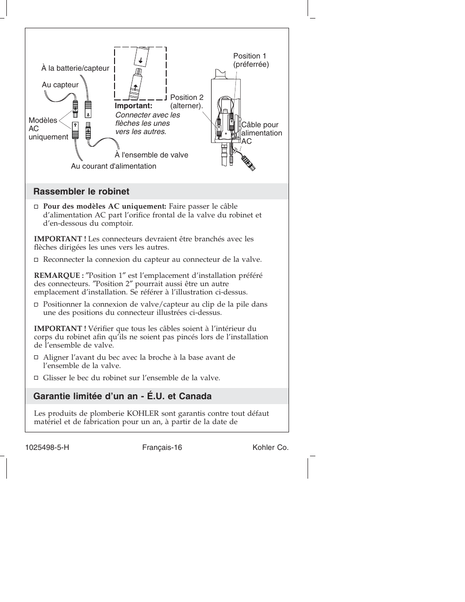 Kohler Electronic Faucet k-10950 User Manual | Page 40 / 76