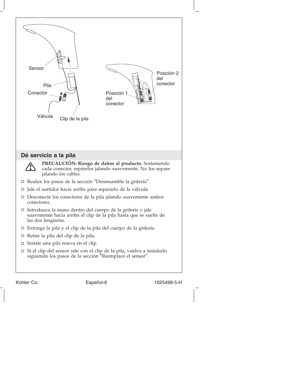 Kohler Electronic Faucet k-10950 User Manual | Page 55 / 76