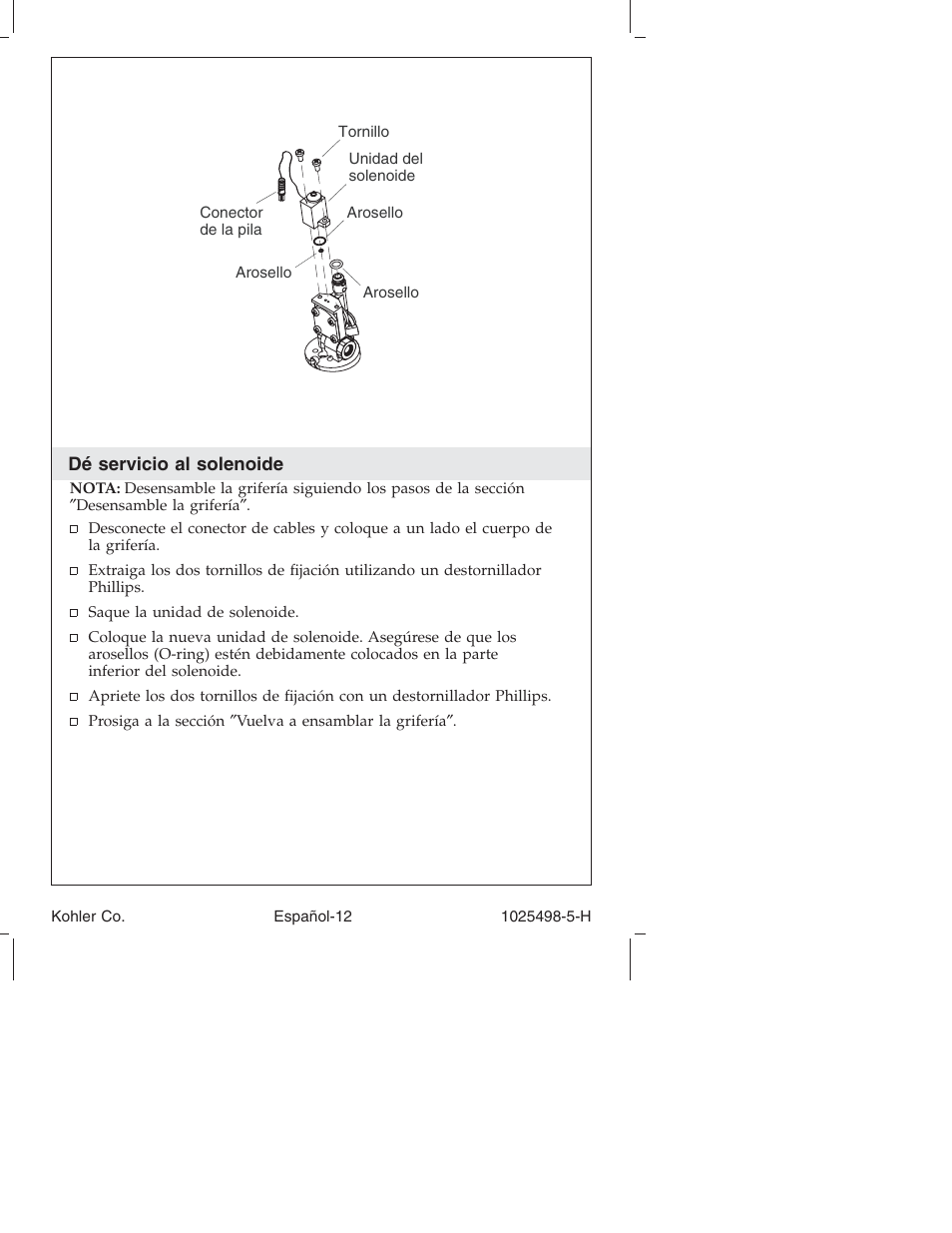Kohler Electronic Faucet k-10950 User Manual | Page 61 / 76