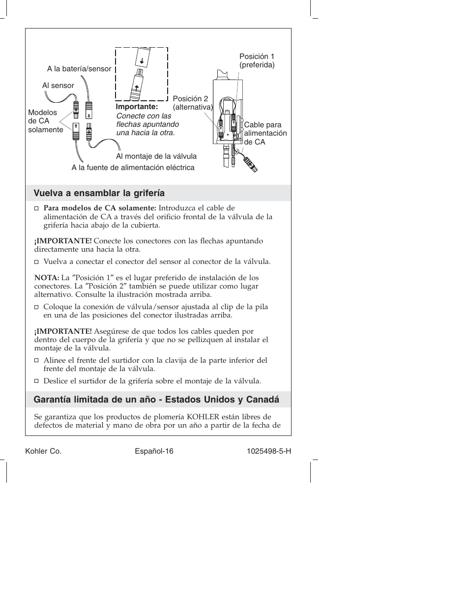 Kohler Electronic Faucet k-10950 User Manual | Page 65 / 76