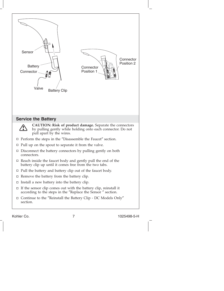 Kohler Electronic Faucet k-10950 User Manual | Page 7 / 76