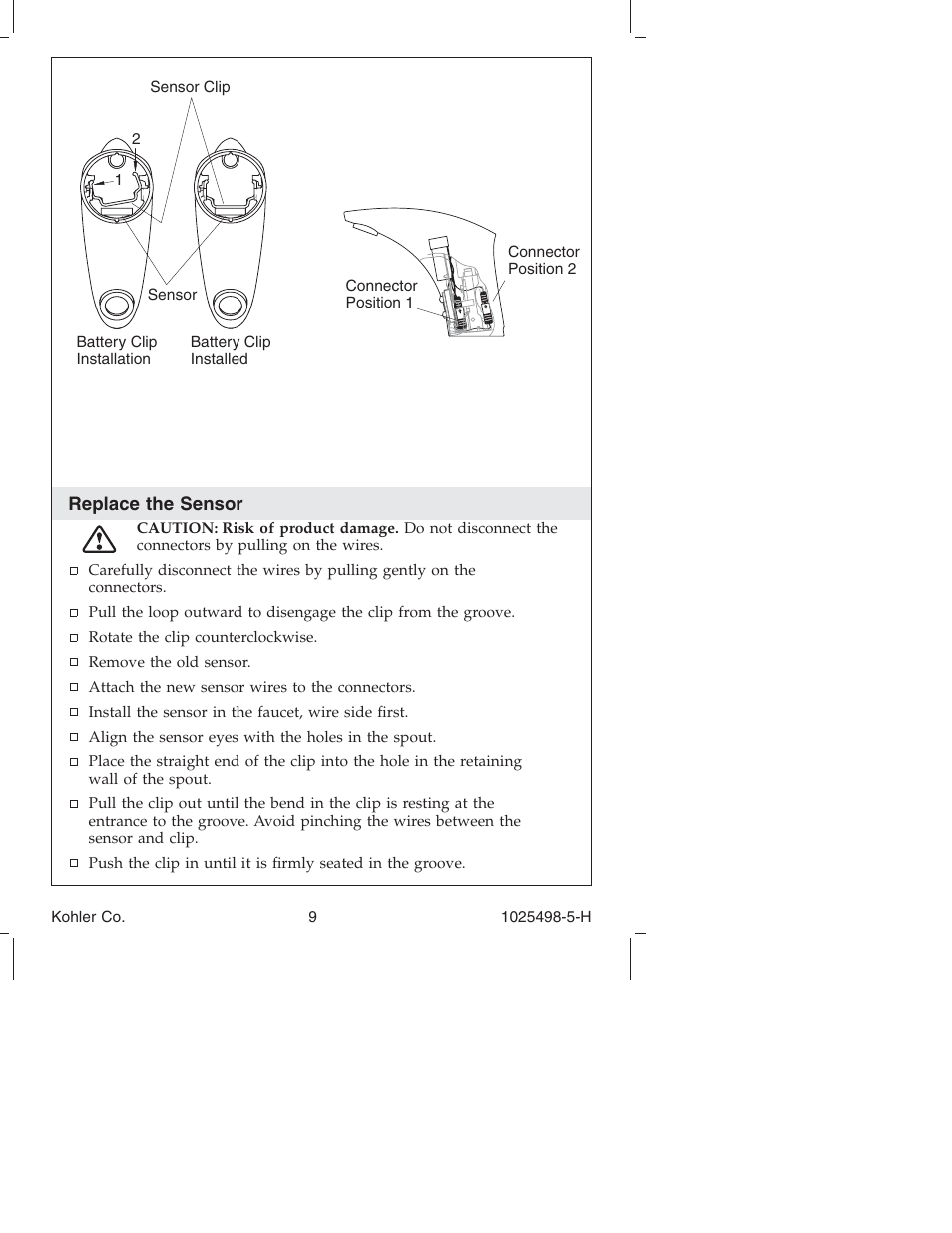 Kohler Electronic Faucet k-10950 User Manual | Page 9 / 76