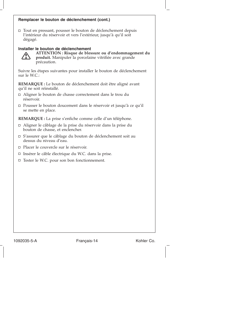 Kohler Toilet and Bidet Seat K-3607 User Manual | Page 38 / 76