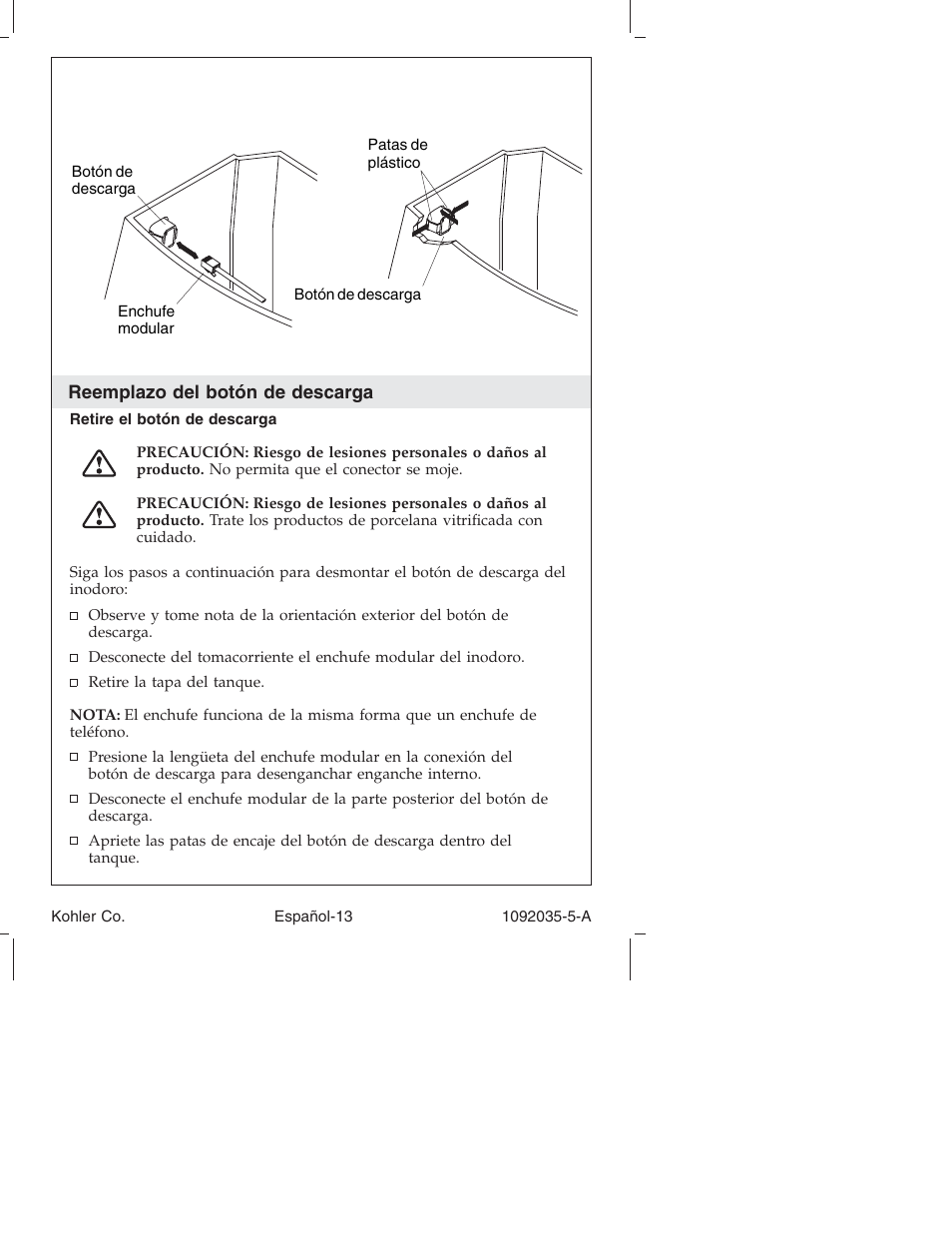 Kohler Toilet and Bidet Seat K-3607 User Manual | Page 61 / 76