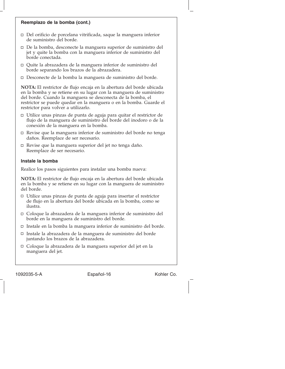 Kohler Toilet and Bidet Seat K-3607 User Manual | Page 64 / 76