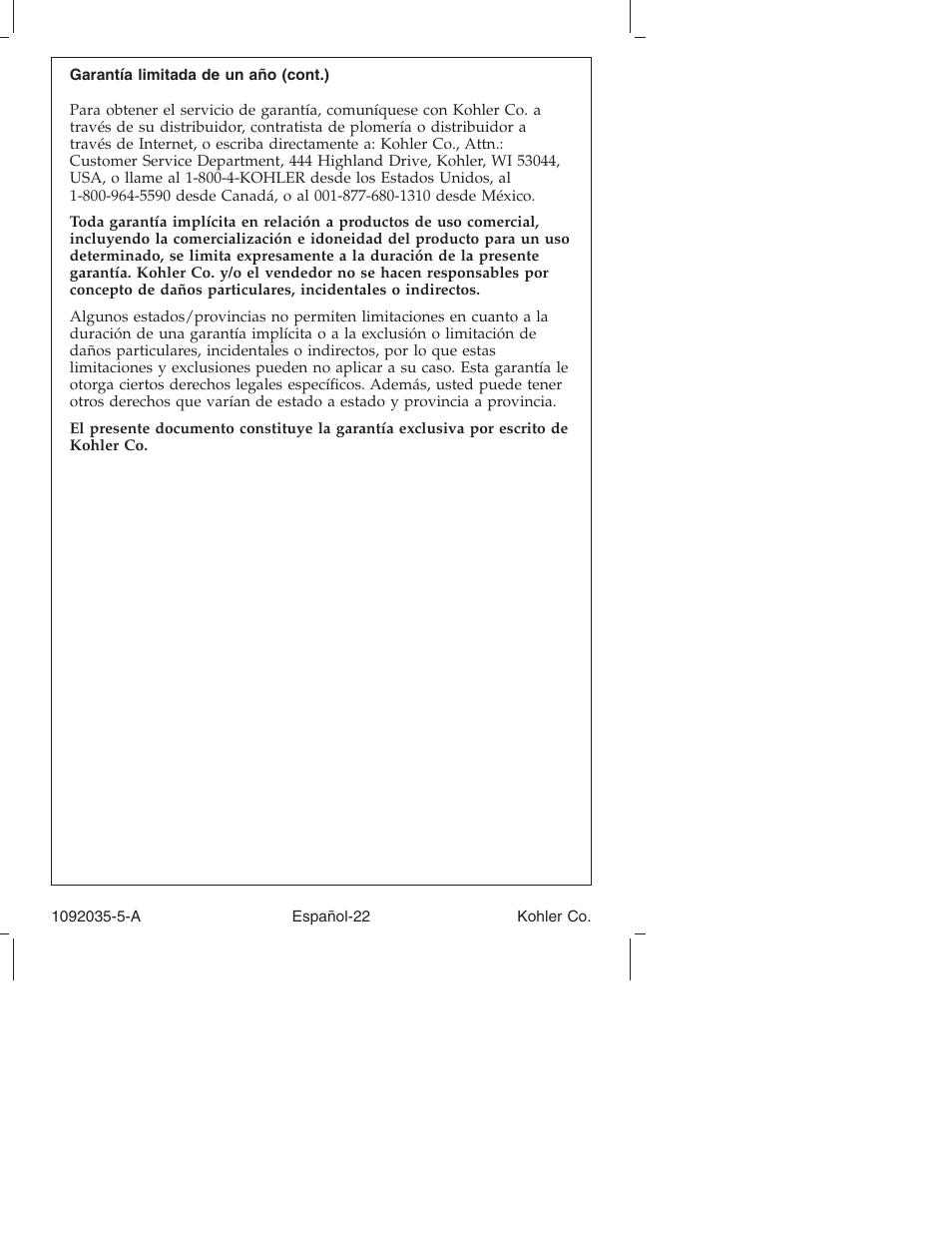 Kohler Toilet and Bidet Seat K-3607 User Manual | Page 70 / 76
