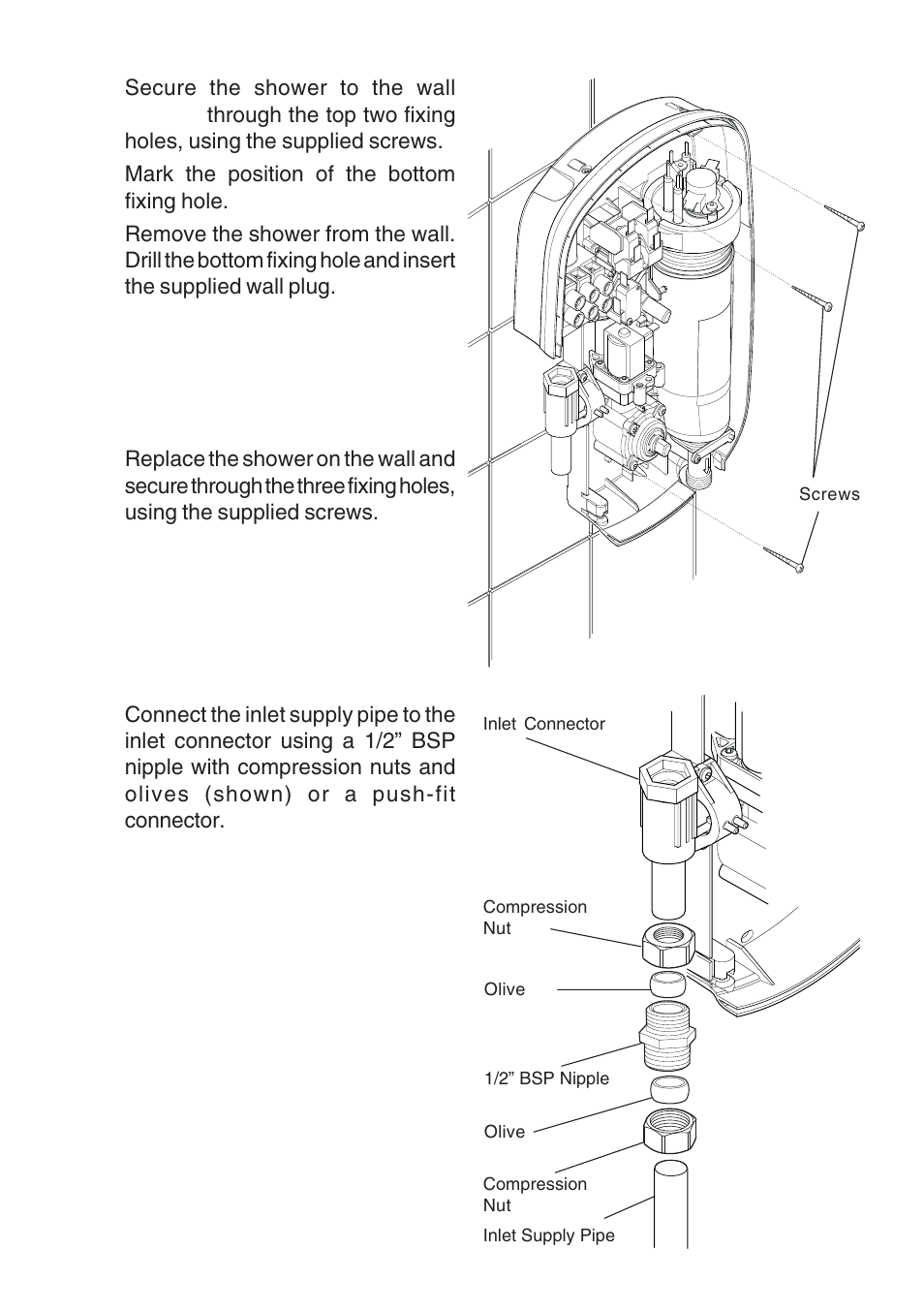 Kohler Electric Shower User Manual | Page 18 / 44
