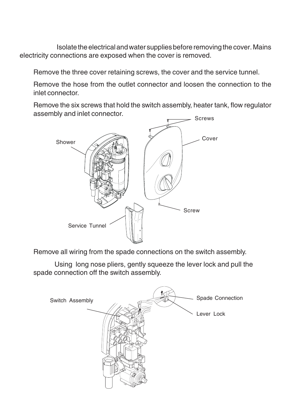 Kohler Electric Shower User Manual | Page 33 / 44