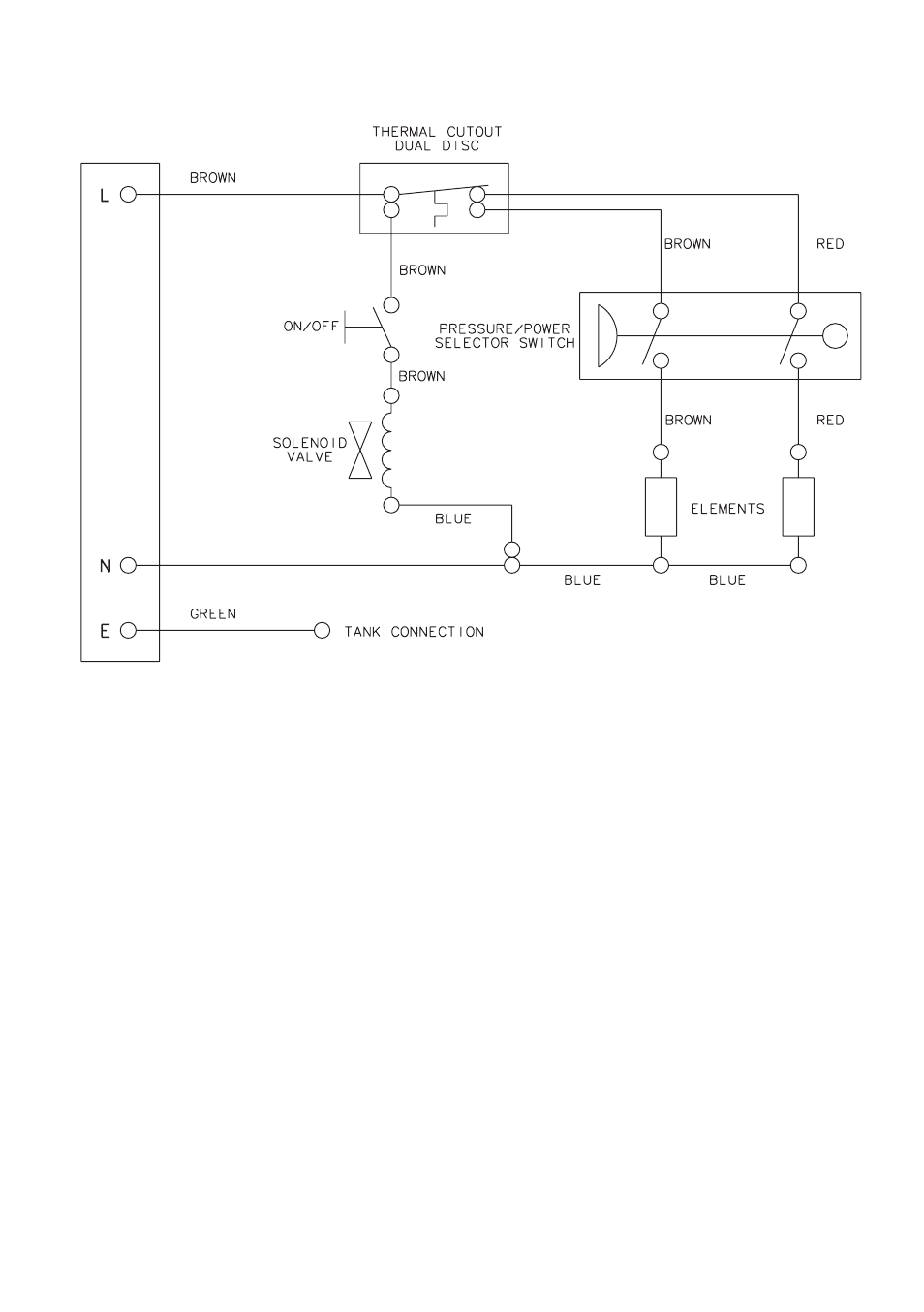 Wiring diagram | Kohler Electric Shower User Manual | Page 9 / 44