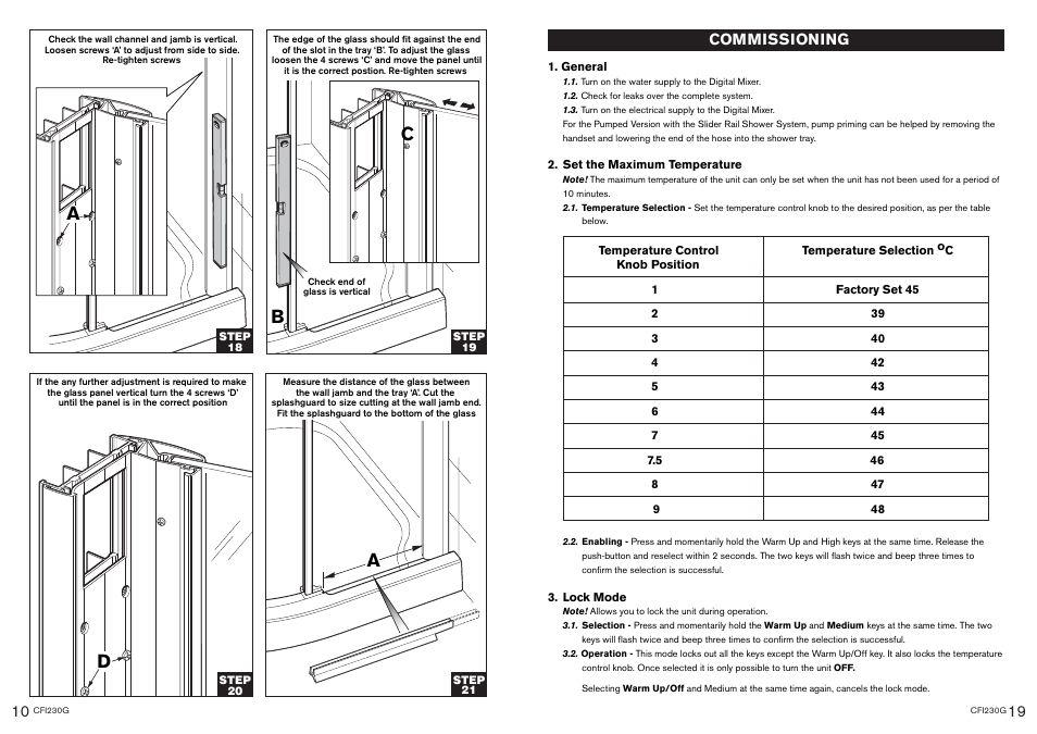 19.eps, Ab c, Commissioning | Kohler CFI230G User Manual | Page 10 / 14