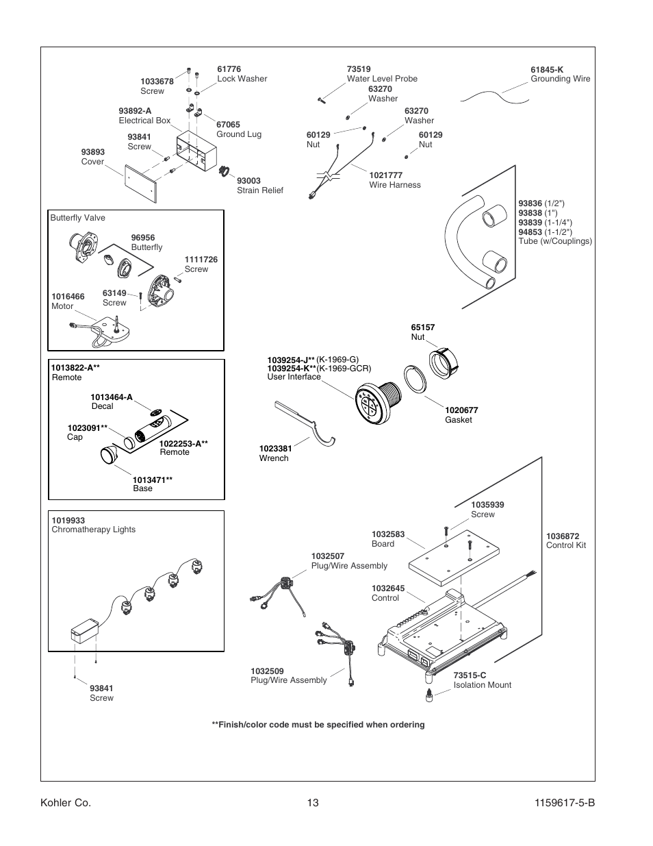 Kohler Bath With Airjets K-1969 User Manual | Page 13 / 44