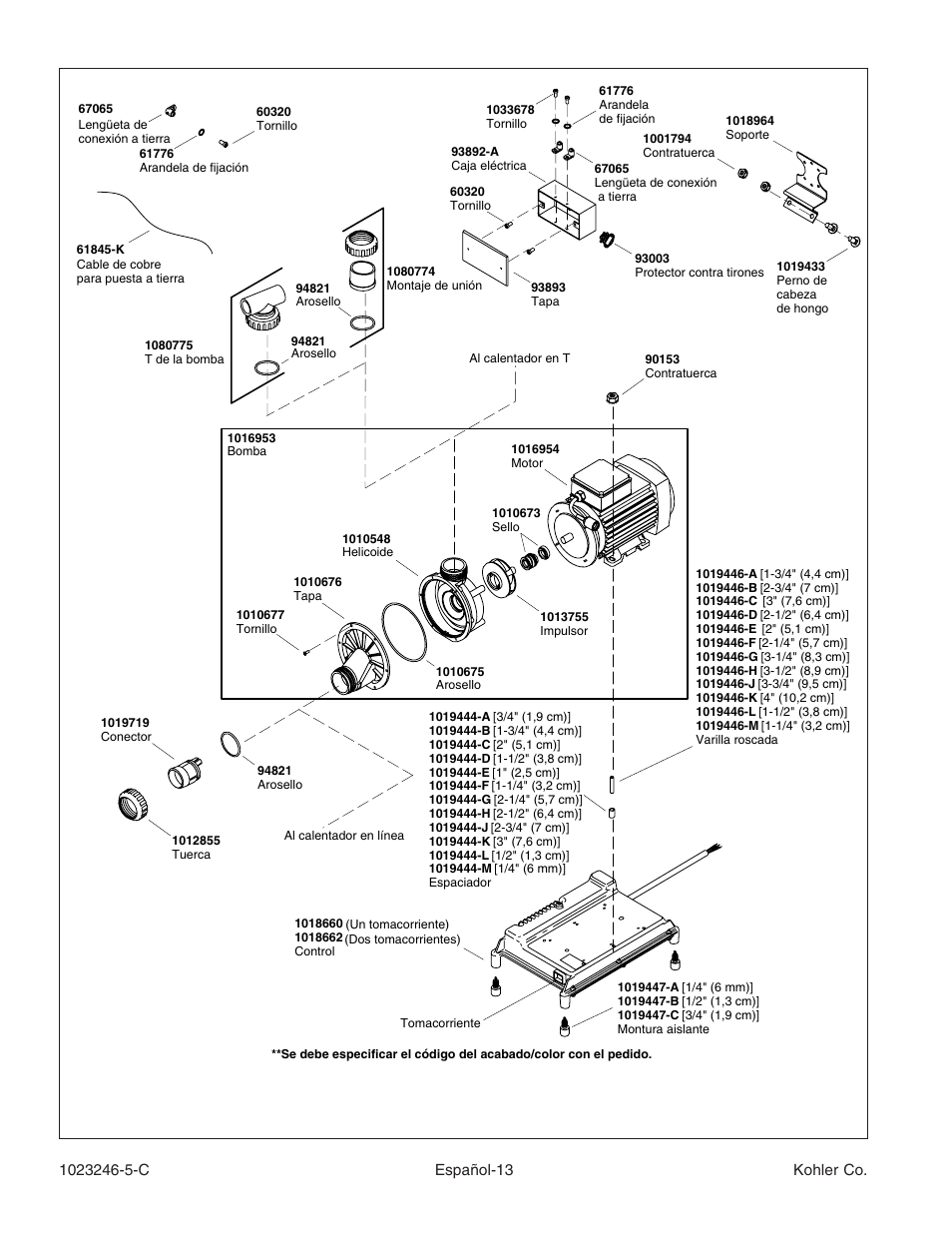 Kohler Bath Whirlpool K-1418-CT User Manual | Page 46 / 52