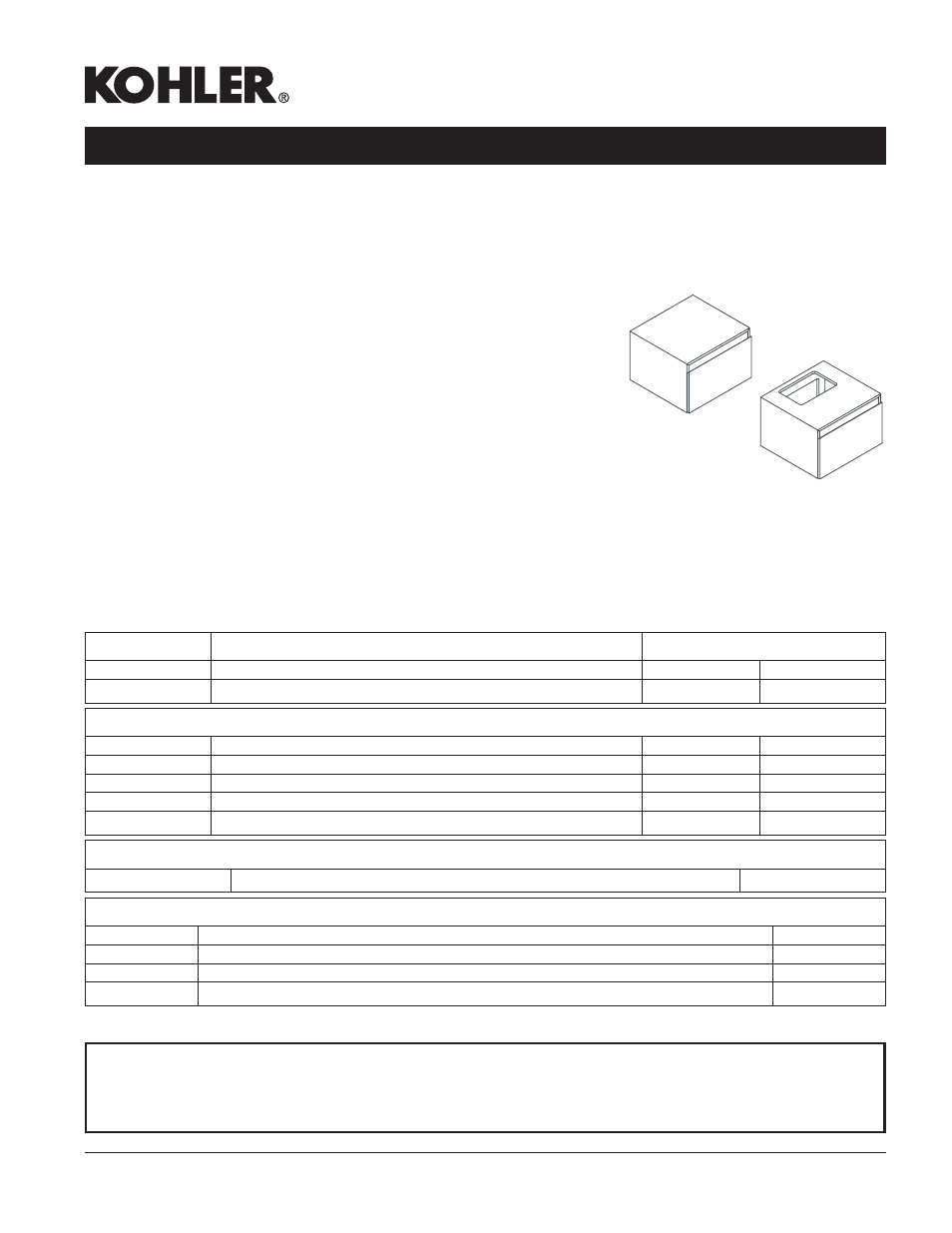 Kohler Purist K-3080 User Manual | 2 pages