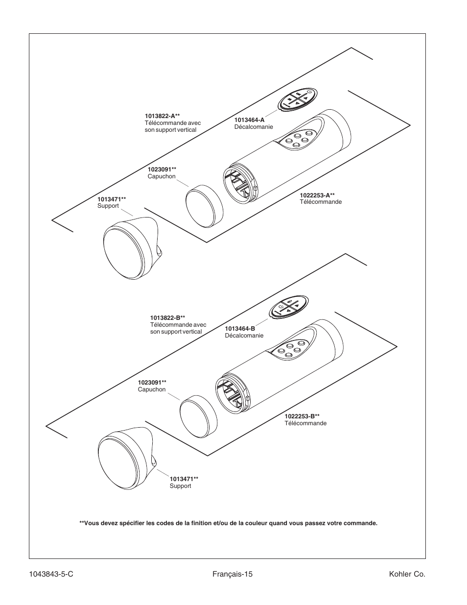 Kohler K-1158 User Manual | Page 30 / 48