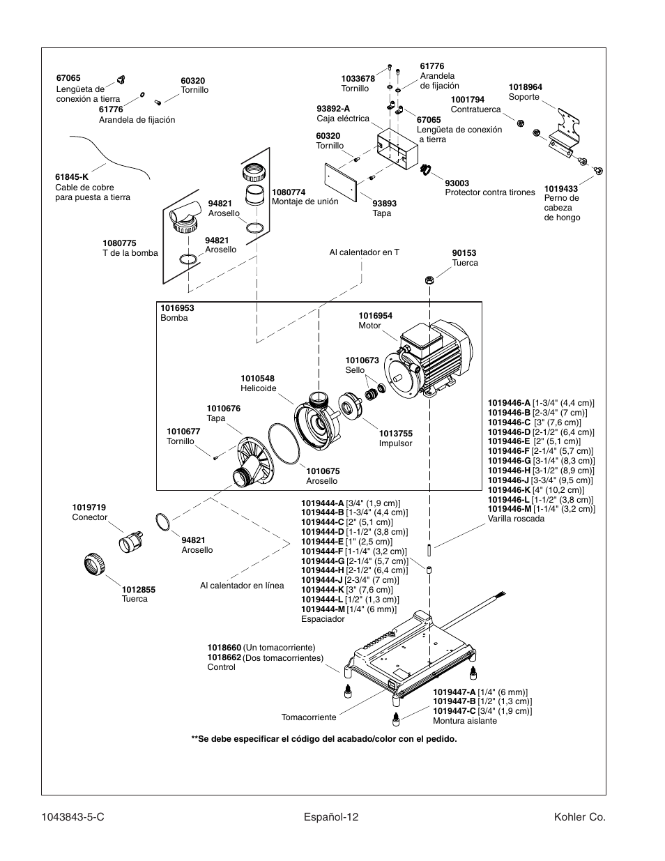 Kohler K-1158 User Manual | Page 42 / 48