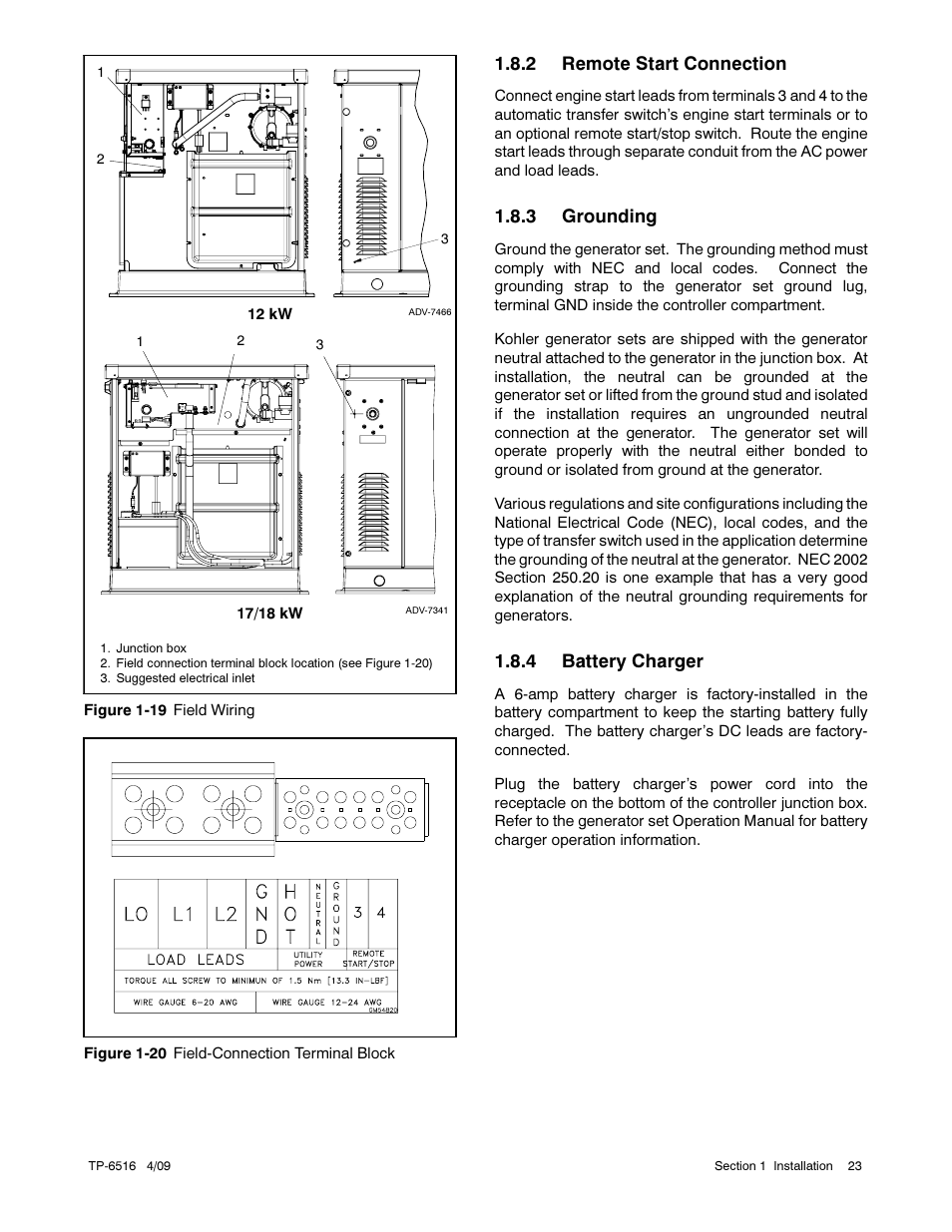 Kohler 12RESM1 User Manual | Page 23 / 40