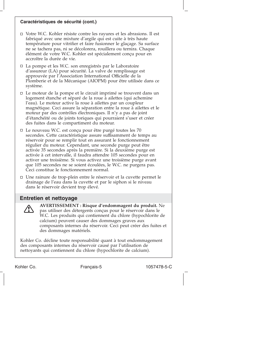Kohler K-3393 User Manual | Page 29 / 76