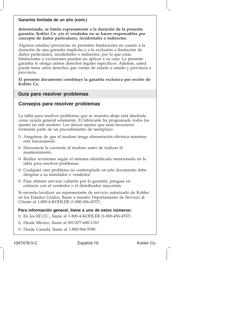 Kohler K-3393 User Manual | Page 68 / 76