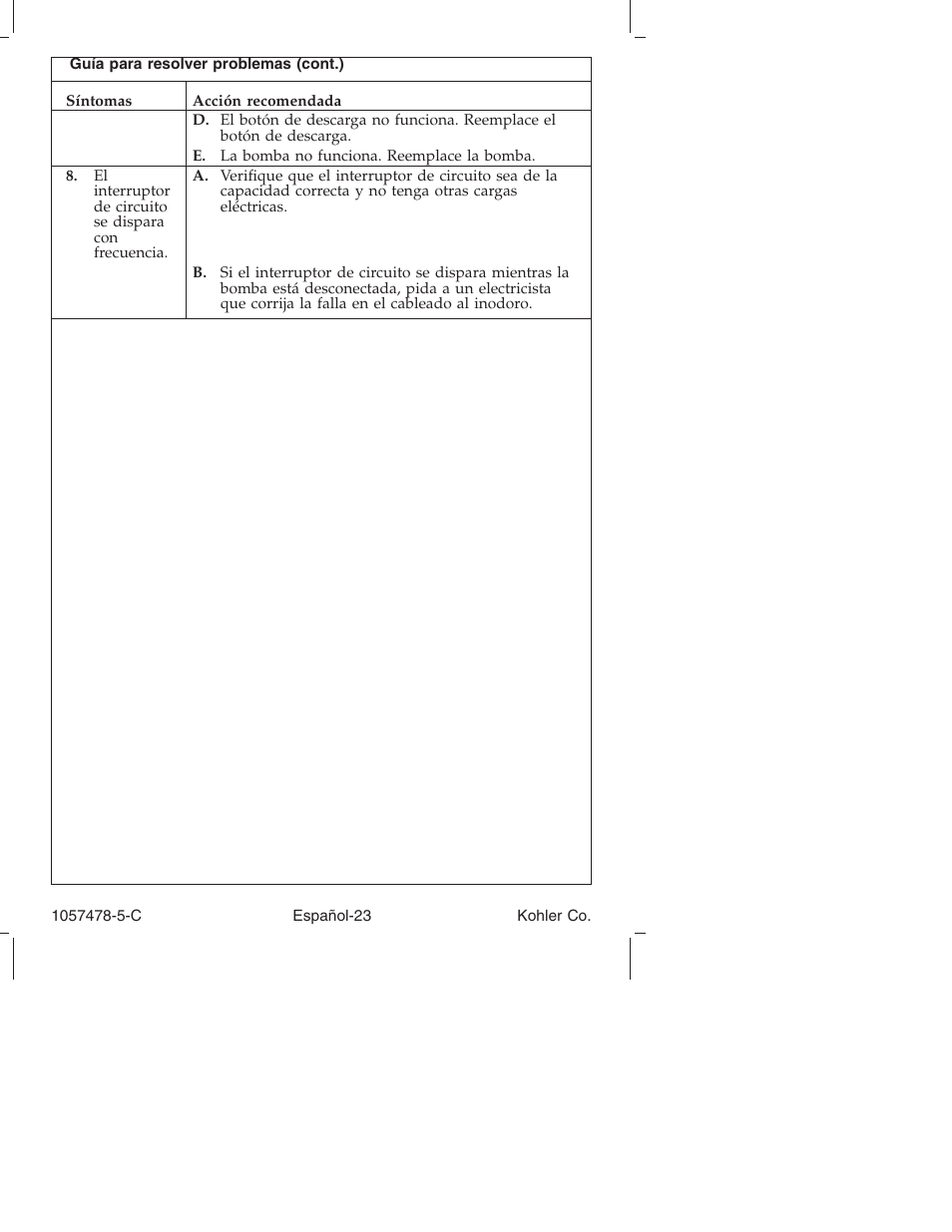 Kohler K-3393 User Manual | Page 72 / 76