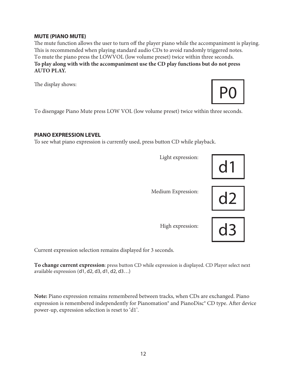 P0 d1 d2 d3 | Kohler KD165 User Manual | Page 11 / 14