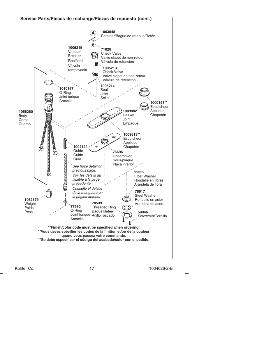 Kohler Kitchen Sink Facet K-12177 User Manual | Page 17 / 20