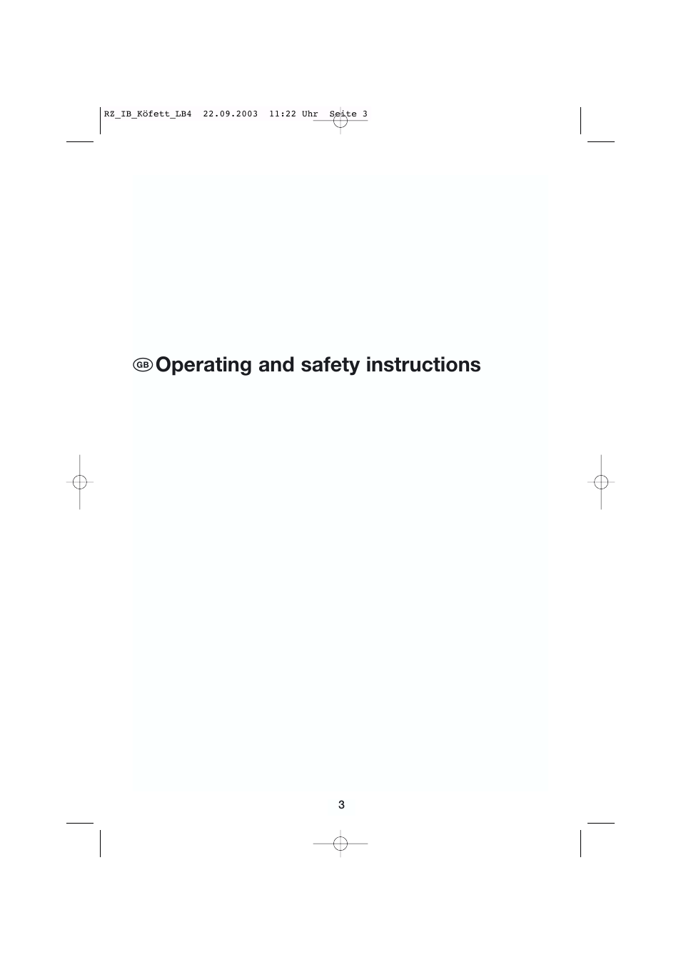 Operating and safety instructions | Kompernass Balance KH 5006 User Manual | Page 3 / 12