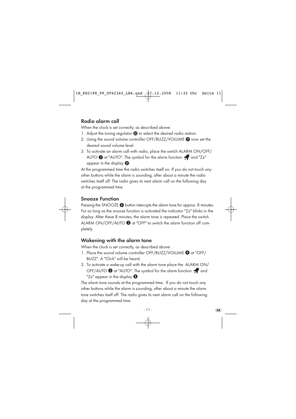 Kompernass KH 2198 User Manual | Page 13 / 18