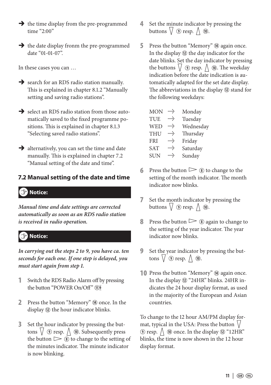 Kompernass KH 2295 User Manual | Page 11 / 22