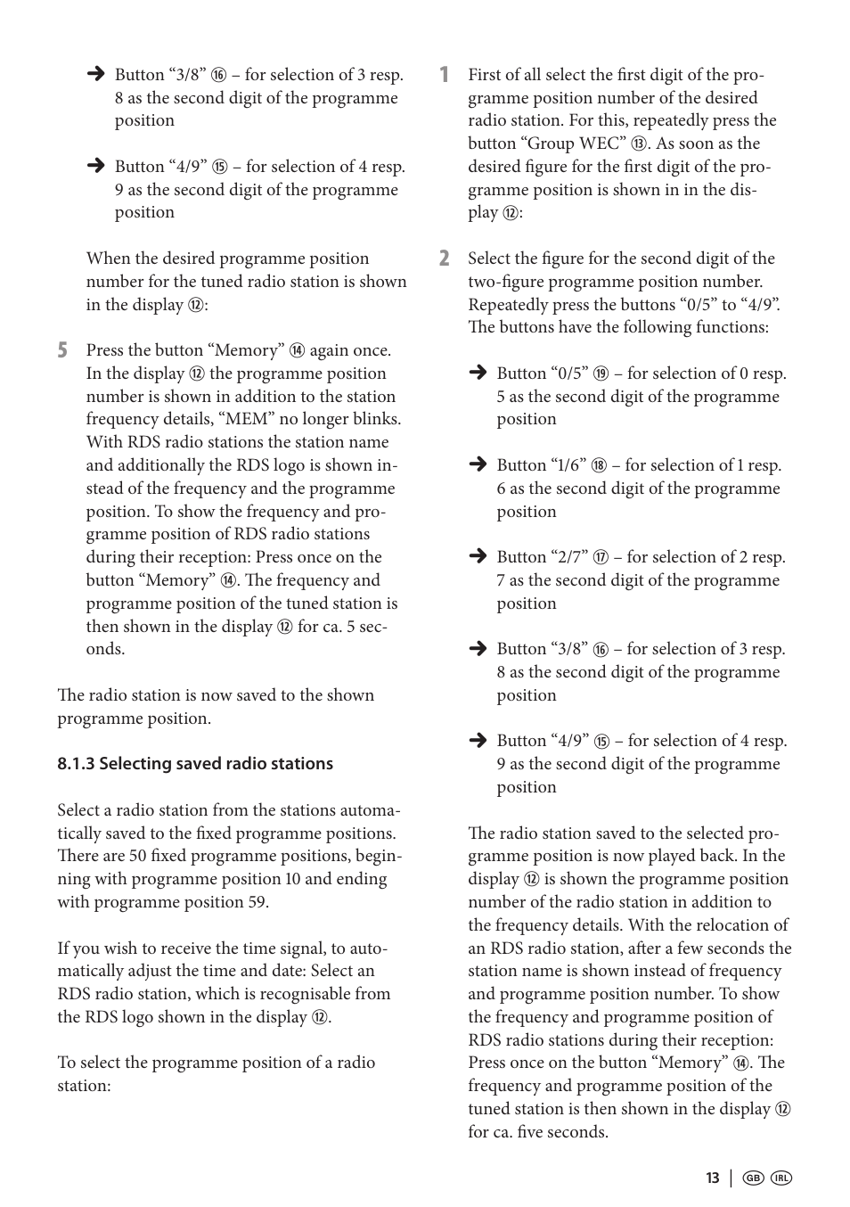 Kompernass KH 2295 User Manual | Page 13 / 22