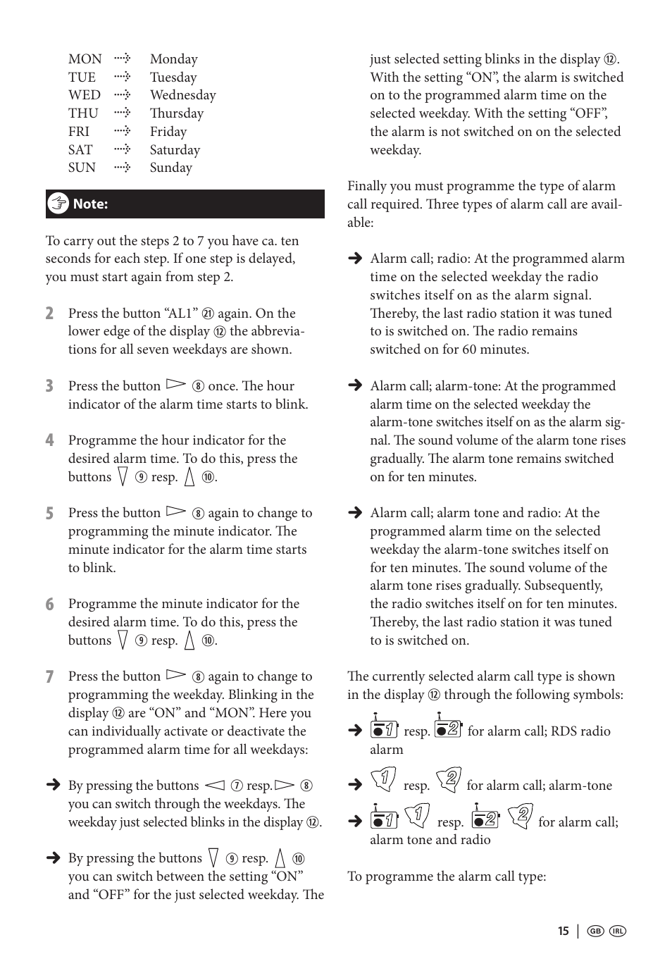 Kompernass KH 2295 User Manual | Page 15 / 22