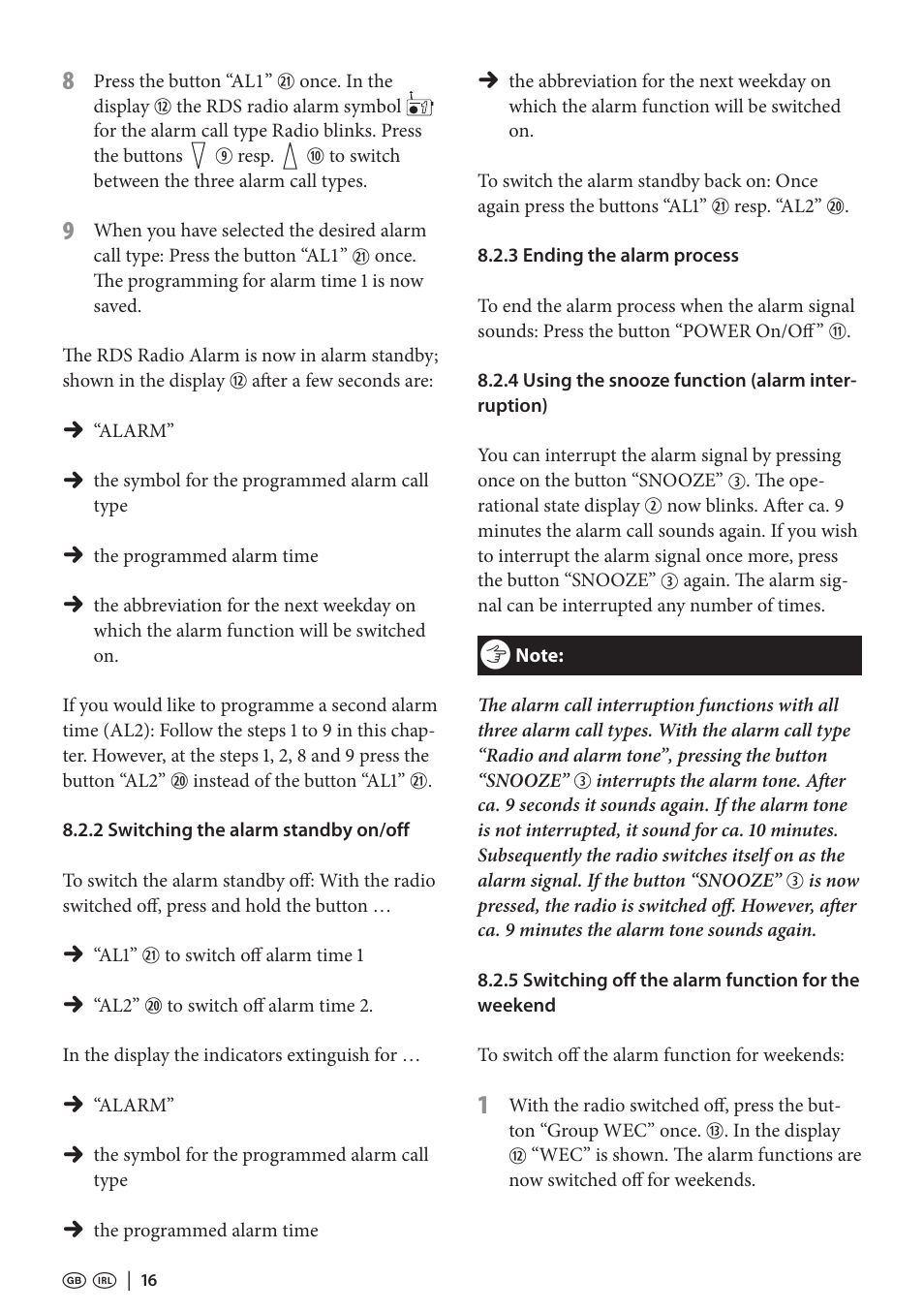 Kompernass KH 2295 User Manual | Page 16 / 22