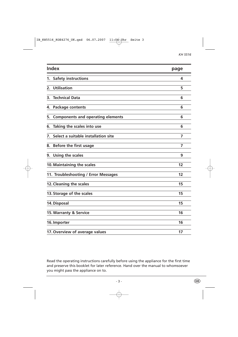 Kompernass KH 5516 User Manual | Page 5 / 19