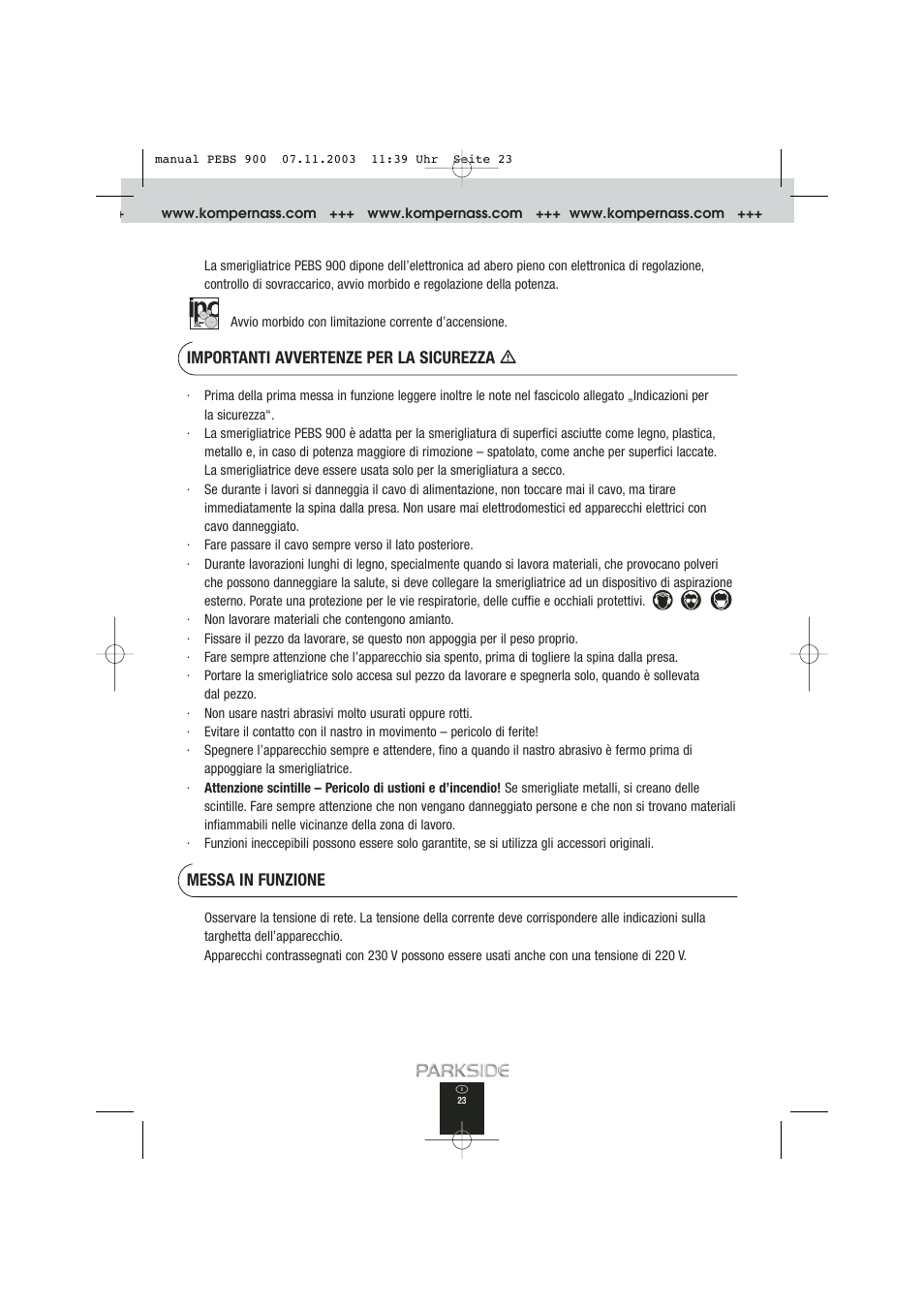 Kompernass PEBS 900 User Manual | Page 23 / 79