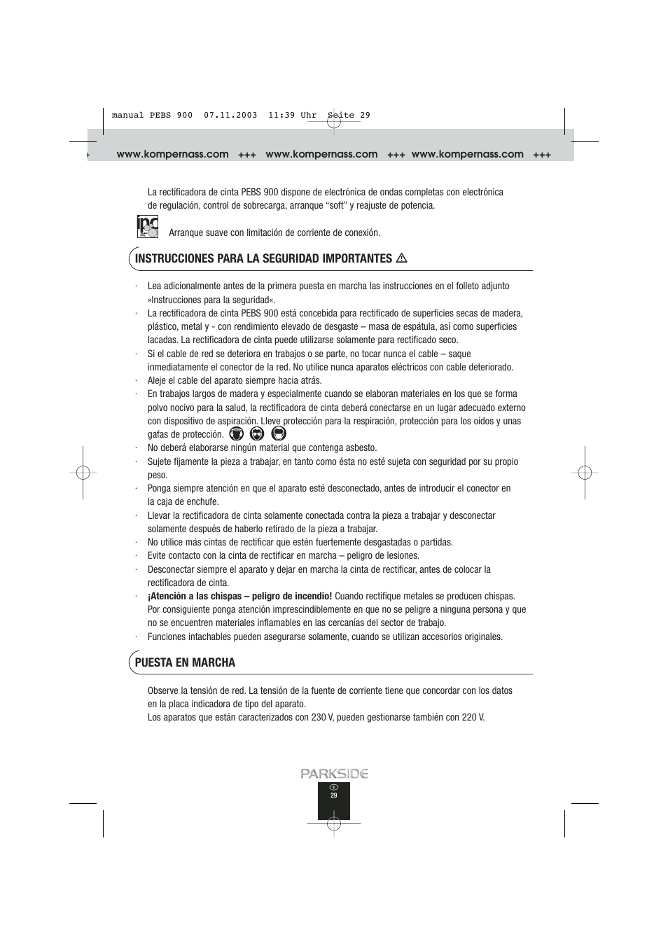 Kompernass PEBS 900 User Manual | Page 29 / 79
