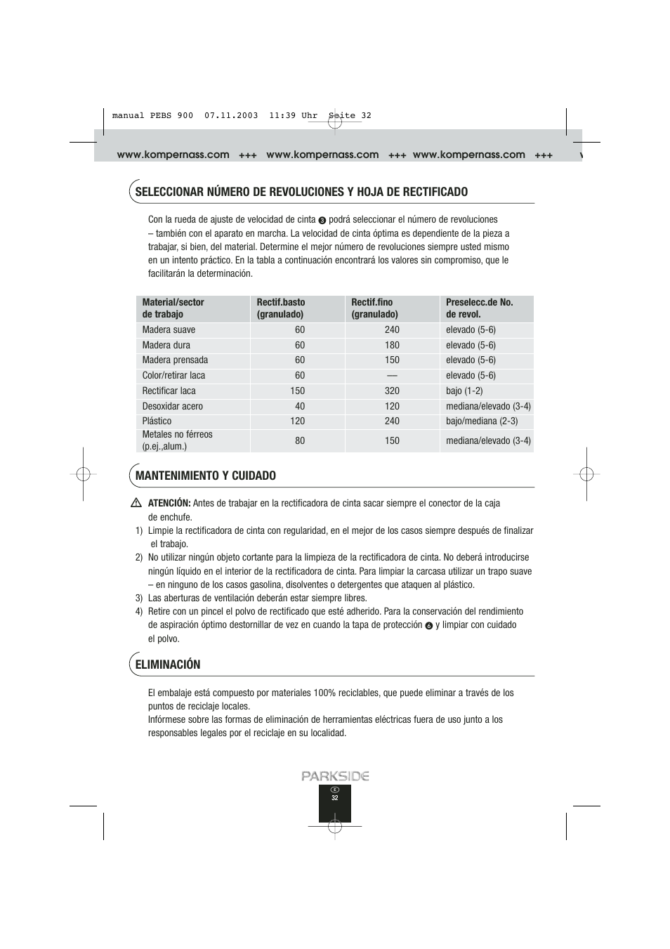 Kompernass PEBS 900 User Manual | Page 32 / 79