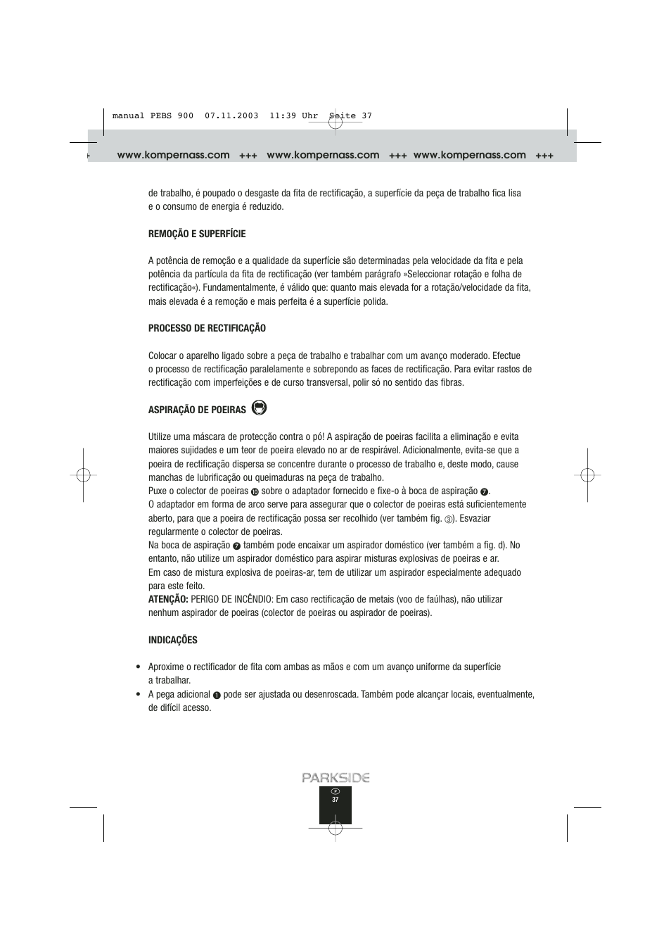 Kompernass PEBS 900 User Manual | Page 37 / 79