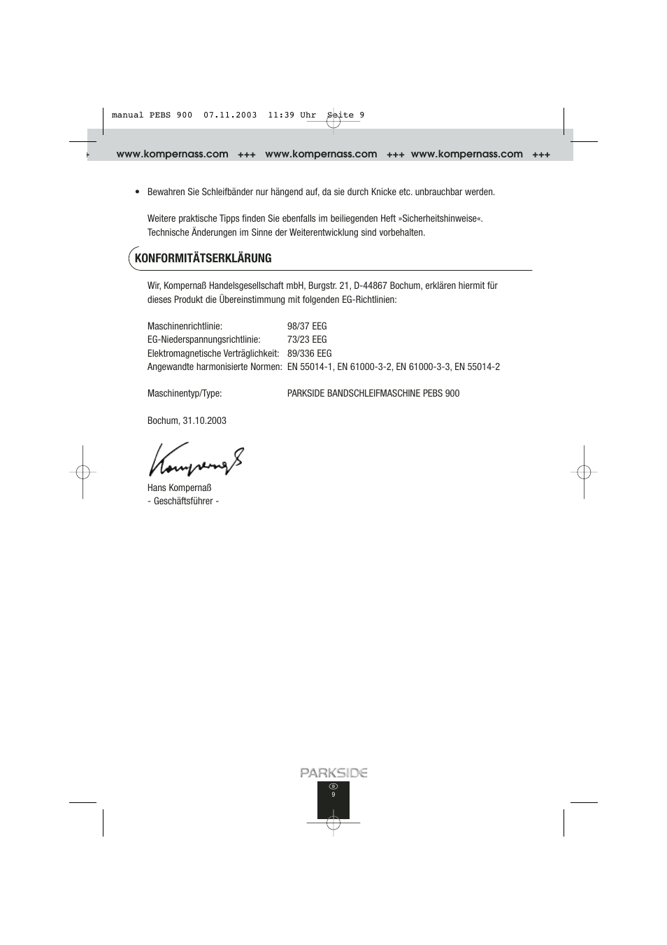 Kompernass PEBS 900 User Manual | Page 9 / 79