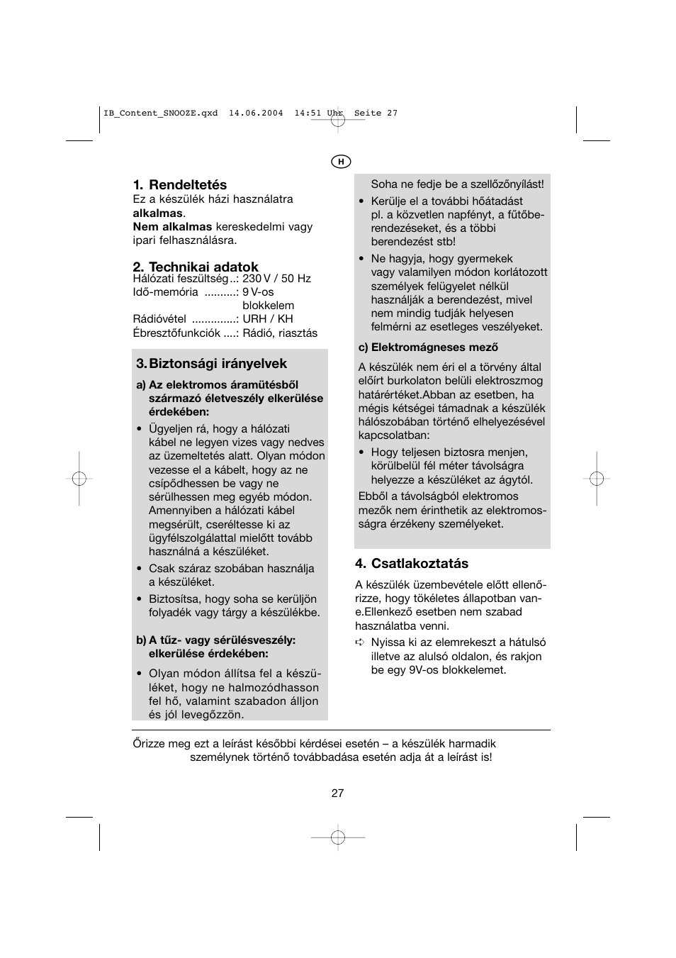 Kompernass KH 2275 User Manual | Page 31 / 51