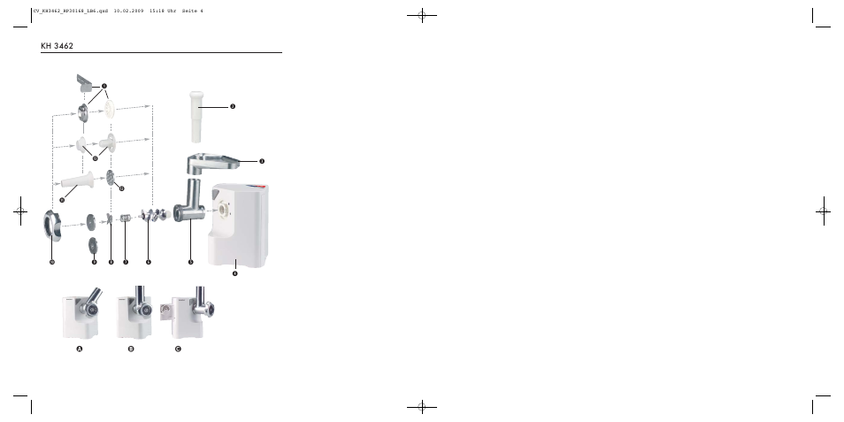 Kh 3462 | Kompernass KH 3462 User Manual | Page 2 / 12