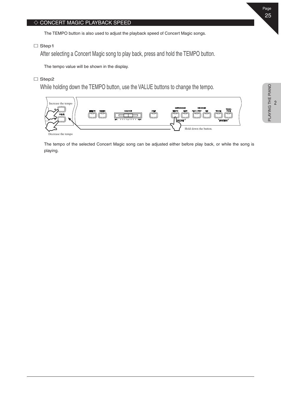 Kawai CN31 User Manual | Page 25 / 58